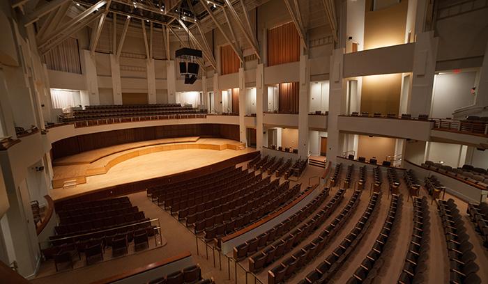 Aerial View of the Dekelboum Concert Hall
